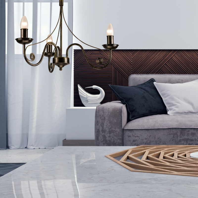Lampa wisząca Donato LM-3.29 czarna 22444