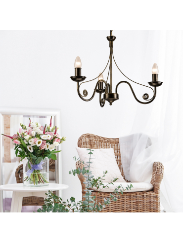 Lampa wisząca Donato LM-3.29 czarna 22444