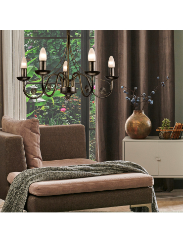 Lampa wisząca Donato LM-5.29 czarna 22468