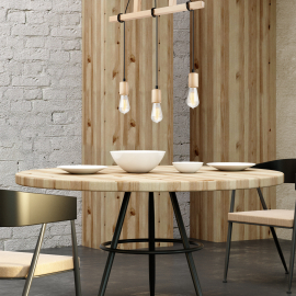 Lampa wisząca Leon LM-3.97 naturalny 34799