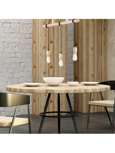 Lampa wisząca Leon LM-3.97 naturalny 34799