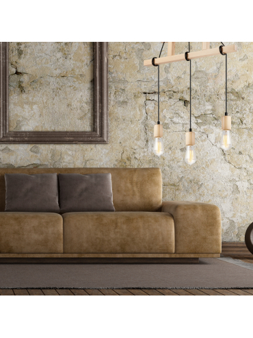 Lampa wisząca Leon LM-3.97 naturalny 34799