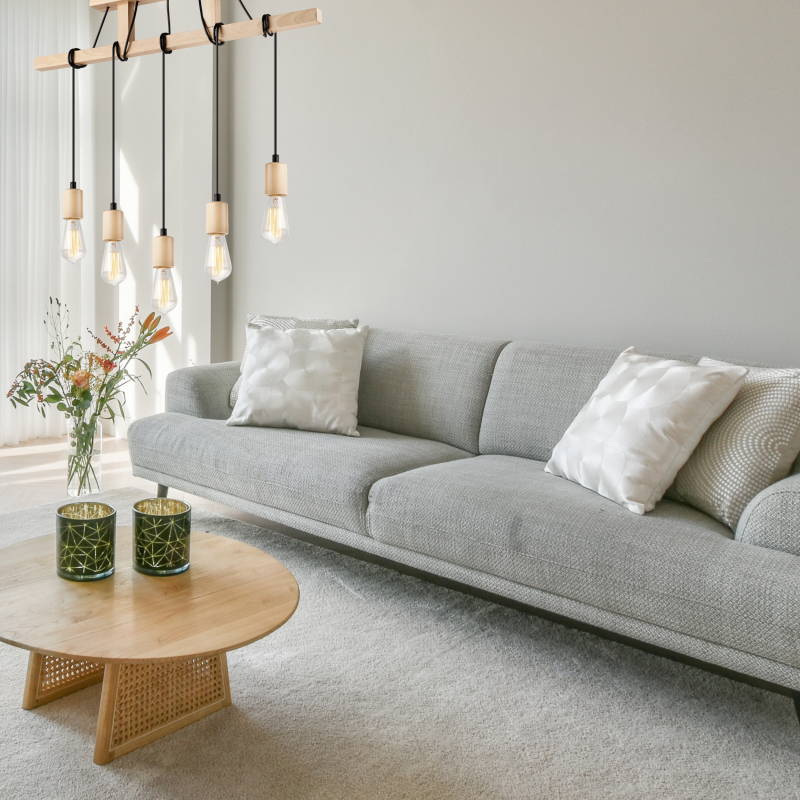 Lampa wisząca Leon LM-5.97 naturalny 34782