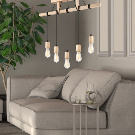 Lampa wisząca Leon LM-5.97 naturalny 34782