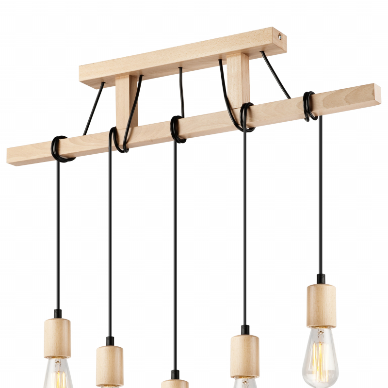Lampa wisząca Leon LM-5.97 naturalny 34782