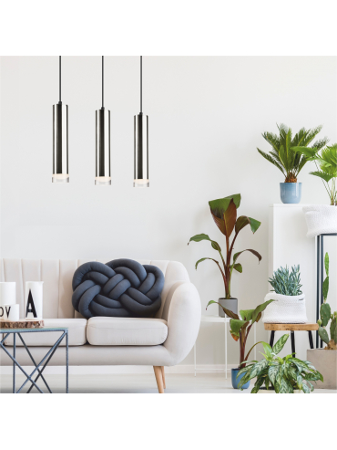 Lampa wisząca Diego LM-3.124 chrom 39688