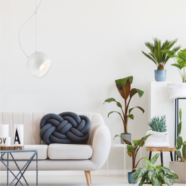 Lampa wisząca Inez LM-1.109 biała 37424