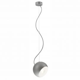 Lampa wisząca Inez LM-1.109 srebrna 37509