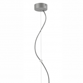 Lampa wisząca Inez LM-1.109 srebrna 37509