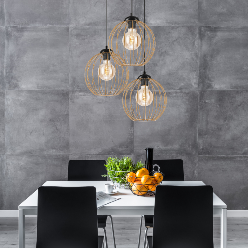Lampa wisząca Zoya LM-3.162 złota  45443