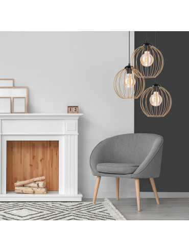 Lampa wisząca Zoya LM-3.162 złota  45443
