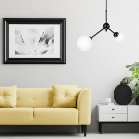 Lampa wisząca Alessia Ball LM-2.167 czarna 45252