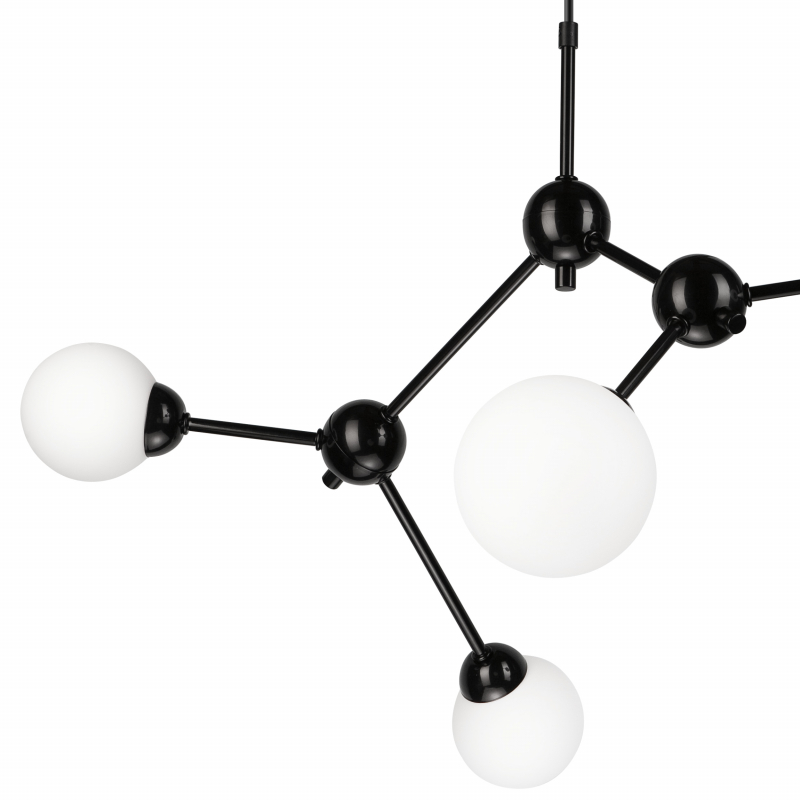 Lampa wisząca Alessia Ball LM-4.167 czarna 45276