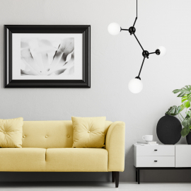 Lampa wisząca Alessia Ball LM-3.167 czarna 45269