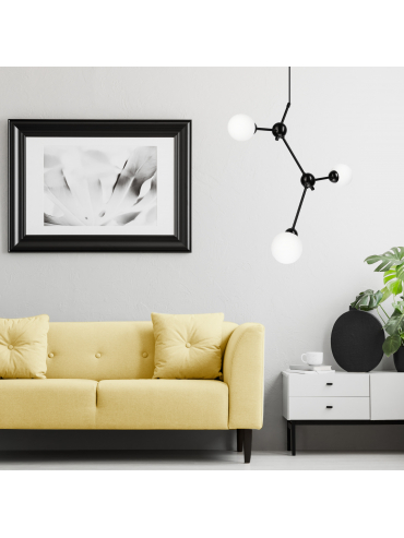 Lampa wisząca Alessia Ball LM-3.167 czarna 45269