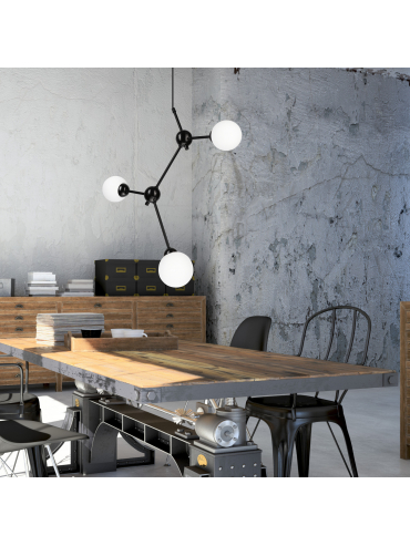 Lampa wisząca Alessia Ball LM-3.167 czarna 45269