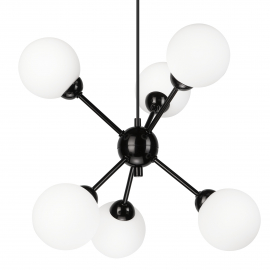 Lampa wisząca Alessia Ball LM-6.168 czarna 45290