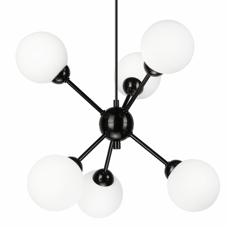 Lampa wisząca Alessia Ball LM-6.168 czarna 45290