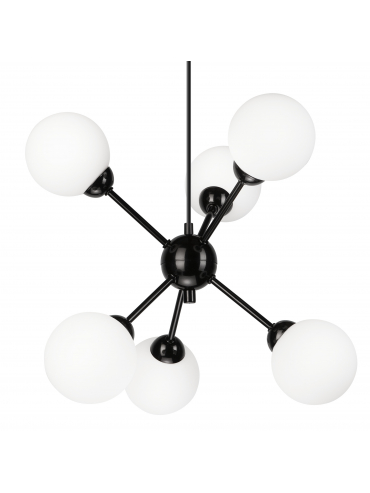 Lampa wisząca Alessia Ball LM-6.168 czarna 45290