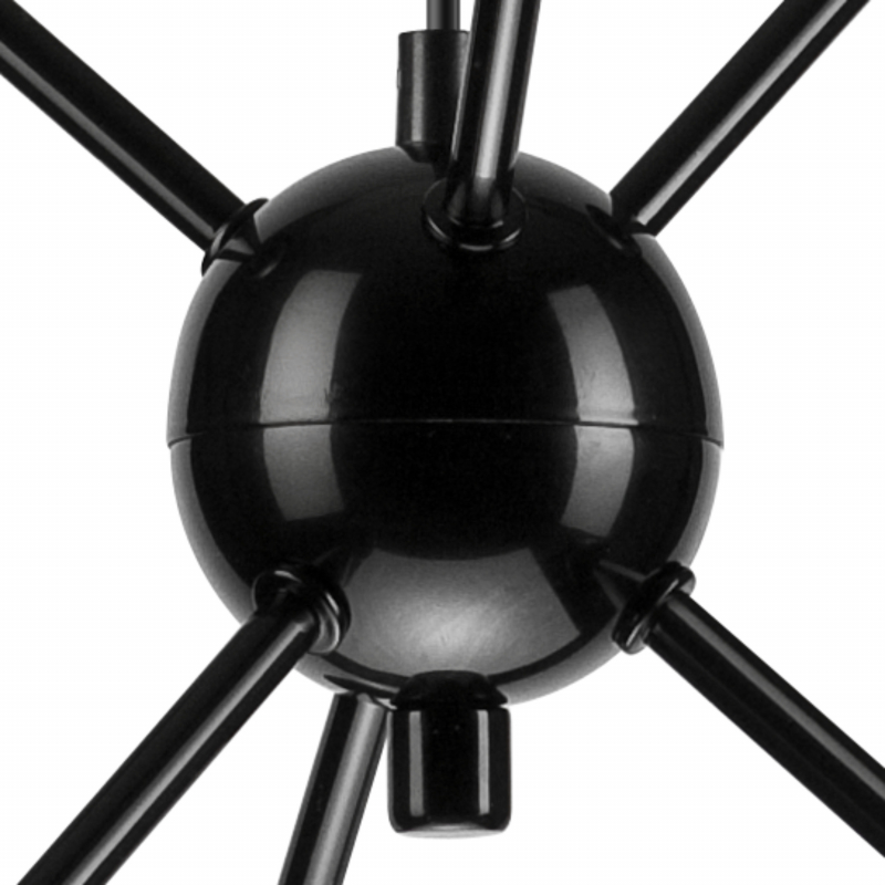 Lampa wisząca Alessia Ball LM-6.168 czarna 45290