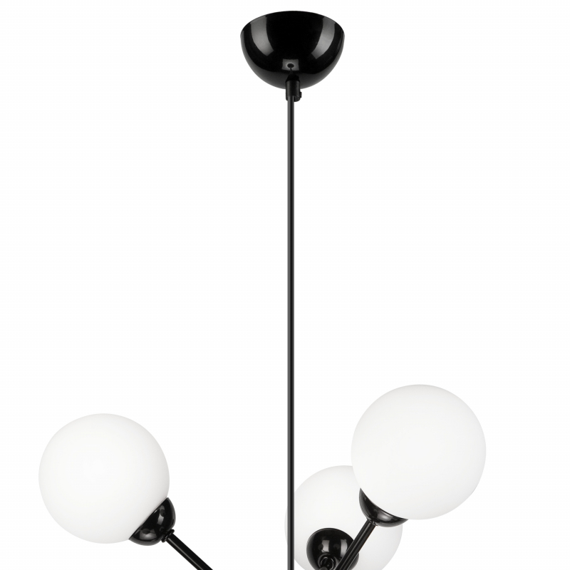 Lampa wisząca Alessia Ball LM-6.168 czarna 45290