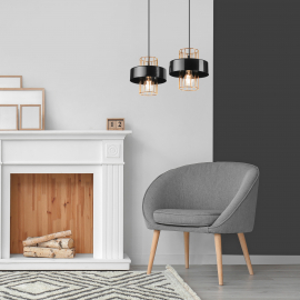 Lampa wisząca Mika LM-2.199 złota 47553