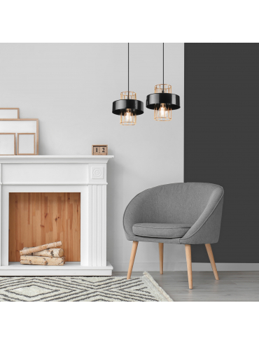 Lampa wisząca Mika LM-2.199 złota 47553