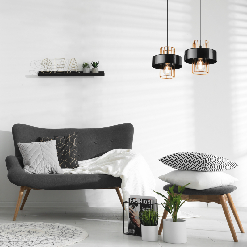 Lampa wisząca Mika LM-2.199 złota 47553
