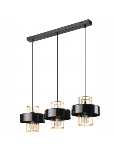 Lampa wisząca Mika LM-3.199 złota 47560
