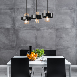 Lampa wisząca Mika LM-3.199 złota 47560