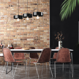 Lampa wisząca Mika LM-3.199 złota 47560
