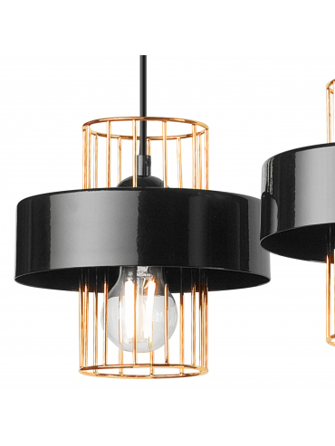 Lampa wisząca Mika LM-3.199 złota 47560