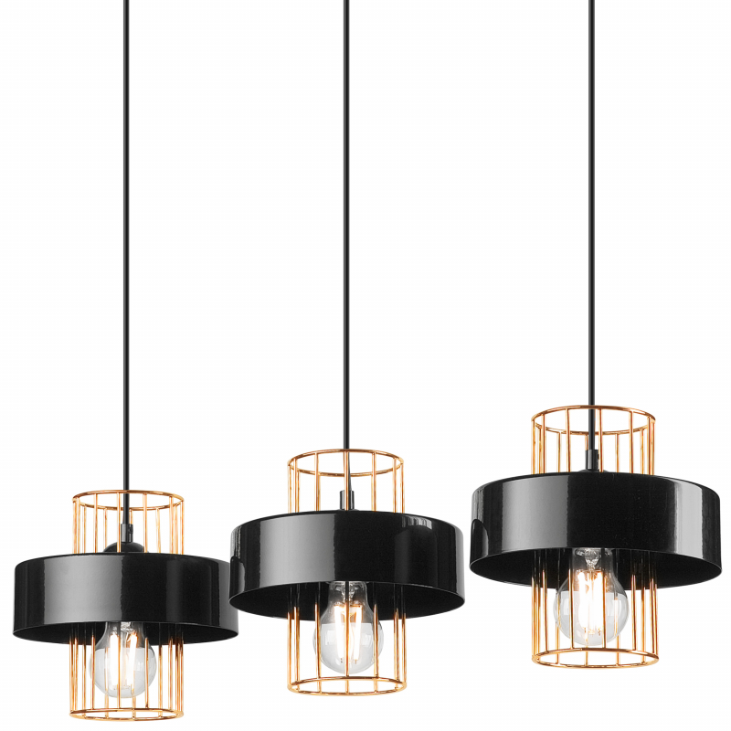 Lampa wisząca Mika LM-3.199 złota 47560