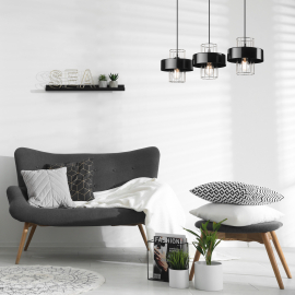 Lampa wisząca Mika LM-3.199 chrom 47539