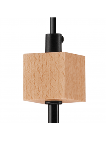Lampa wisząca Orazio LM-1.85 czarna 33679