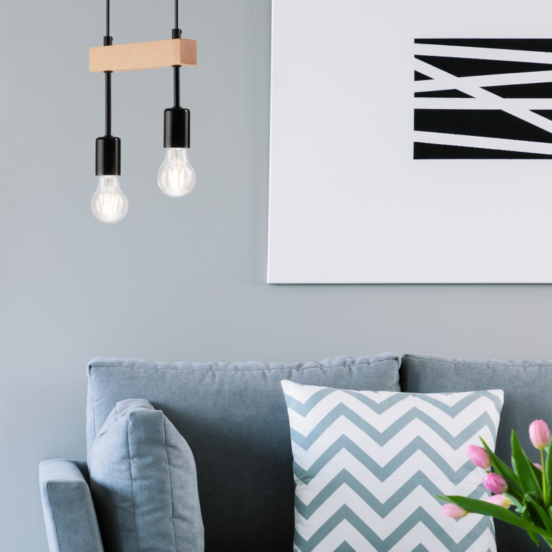 Lampa wisząca Orazio LM-2.85 czarna 33662