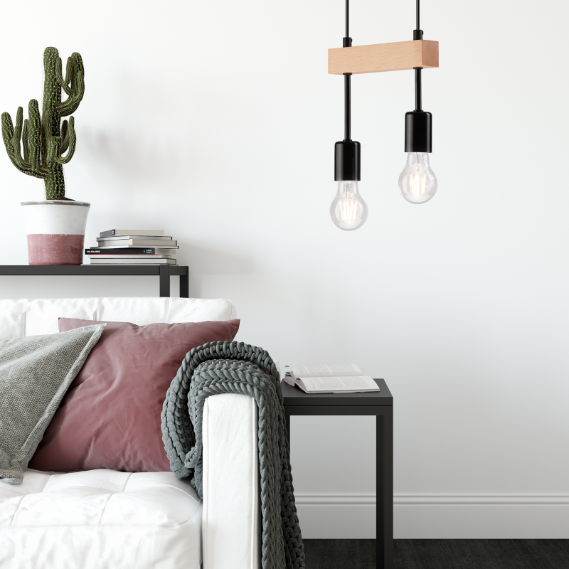 Lampa wisząca Orazio LM-2.85 czarna 33662
