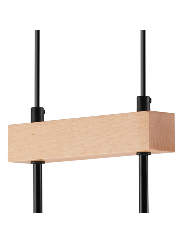 Lampa wisząca Orazio LM-2.85 czarna 33662