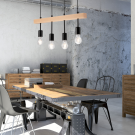 Lampa wisząca Orazio LM-4.85 czarna 33655