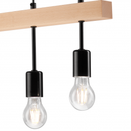 Lampa wisząca Orazio LM-4.85 czarna 33655