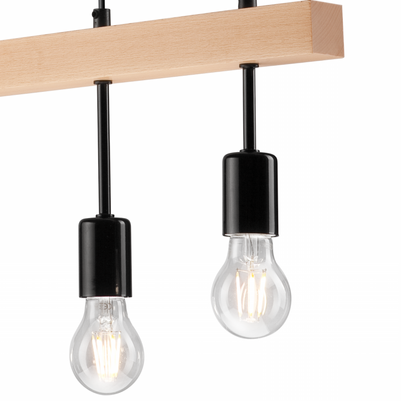 Lampa wisząca Orazio LM-4.85 czarna 33655