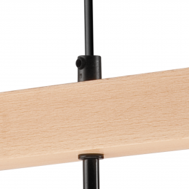Lampa wisząca Orazio LM-4.85 czarna 33655