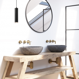 Lampa wisząca Franco LM-1.114 czarna 38353