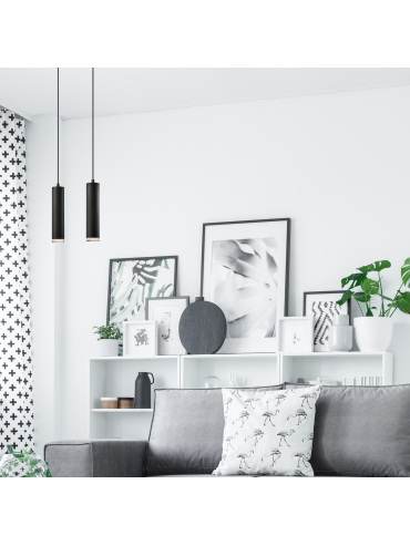 Lampa wisząca Franco LM-2.114 czarna 38360