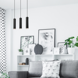 Lampa wisząca Franco LM-3.114 czarna 38377