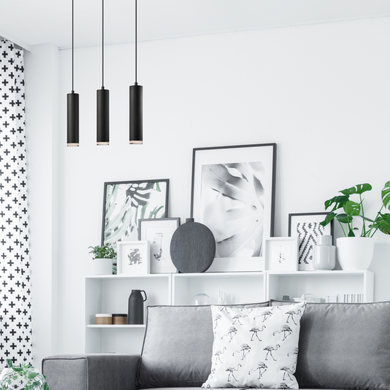 Lampa wisząca Franco LM-3.114 czarna 38377