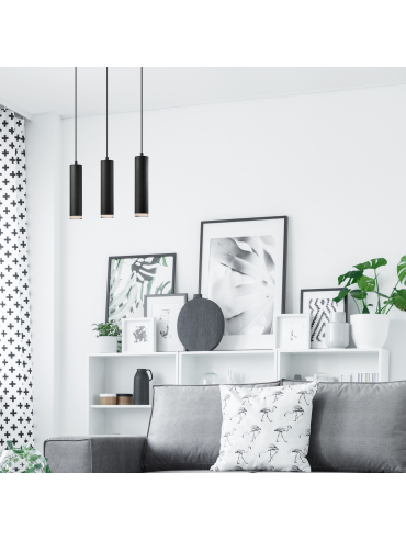 Lampa wisząca Franco LM-3.114 czarna 38377