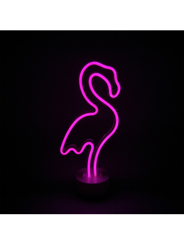Lampa stołowa NEON FLAMINGO FM-NB23