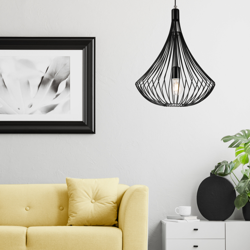 Lampa wisząca Balerina LM-1.1/56 czarna 29627