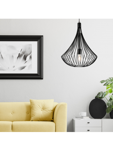 Lampa wisząca Balerina LM-1.1/56 czarna 29627